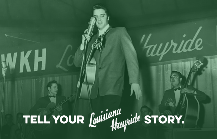 A promotional graphic for the Louisiana Hayride