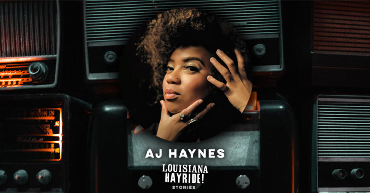 A promotional graphic featuring AJ Haynes