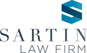 The logo for Sartin Law Firm